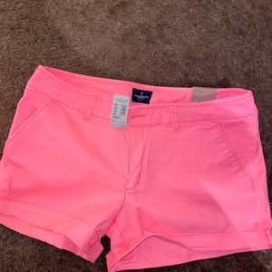 American Eagle Midi Stretch Pink Short